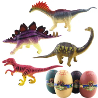 1Box=20Pcs 3D Dino Puzzle Egg Toys Simulation Dinosaur Model Building for Children Dinosaurs Party Educational Kids Gift Toys