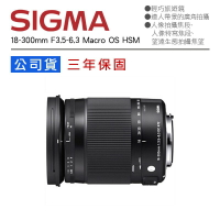 【eYe攝影】SIGMA 18-300mm F3.5-6.3 Macro OS HSM 全新公司貨 三年保固