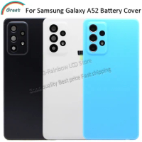 For Samsung Galaxy A52 A525 Battery Back Cover Rear Housing Door For Samsung A52 Back Cover Replacement battery door