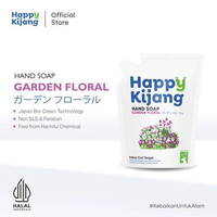 Happy Kijang Handsoap Garden Floral 400 ml - Sabun Cuci Tangan Biogreen Aman di Kulit HK033