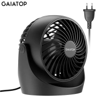 Gaiatop Air Circulation Fan Portable Table Fan Table Fan, Dormitory Fan, Small Fan, 5 Inches, 3 Spee