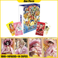LONGKA 1st One Piece Cards Anime Figure Playing Cards Mistery Box Board Games Booster Box Toys Birthday Gifts for Boys and Girls