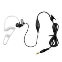 Radio Police Acoustic Air Tube Earphone with PTT for iphone xiaomi HUAWEI Cell Phones Mobile Phone