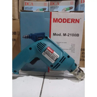 MODERN M2100B MESIN BOR LISTRIK 10MM TANGAN KAYU BESI M-2100B M-2100 B
