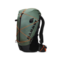 【Mammut 長毛象官方直營】Ducan Spine 28-35 輕量健行後背包 深玉石綠/黑 #2530-00340