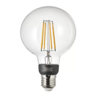 TRÅDFRI Led燈泡 e27 470流明, 智能 無線調光/暖白色 球形, 14.2 公分