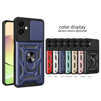 Mecha Style Hard Push Pull Window Cases for Samsung Galaxy A04 A05 A06 M05 M13 F05 with Stand Magnet