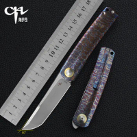 CH1005 Gorgeous CH Akemi Outdoor Camping High Hardness Folding Knife M390 Sharp Steel Titanium Alloy Cool Collect Play With