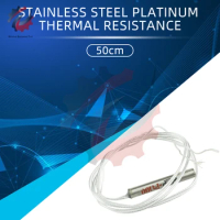 1PC 0PT100 50cm Platinum Resister Temperature Sensor Anti-corrosion Waterproof Temp Probe -20~450 Degree Celsius Dia 4x30 PT100