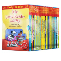 30 Books/set CHILD ENGLISH BOOK My Early Reader Library First Steps To Independent Reading English Books for Kids