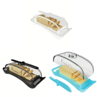 Seal Butter Box with Cover Knife Butter Plate Butter Dish Cheese Storage Box