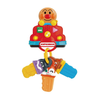 【玩具系列滿額599贈洗手乳30g-6/30】日本 麵包超人 隨身趣味車鑰匙(1.5歲以上)