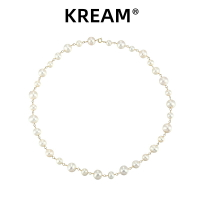 KREAM 原創 14K包金天然珍珠項鏈男嘻哈女同款