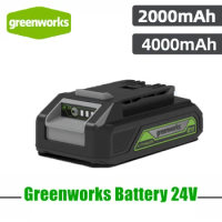 24V Greenworks Battery Replace For 24V Greenworks Cordless Tools Series 2.0/4.0Ah Compatible GREEWORKS 24V Tools Lithium Battery