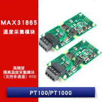 MAX31865 High Accuracy Isolated Temperature Acquisition Module PT100/PT1000 (Multi-Channel Support) RTD