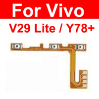 Power Volume Flex For Vivo V29 Lite Y78 Plus Y78+ 5G Global On OFF Power Volume Side Button Flex Cable Parts