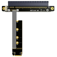 M.2สำหรับ NVMe เพื่อ PCIe 16x Riser X11050ti 1060ti 1080ti กราฟิกการ์ด Extender M2x16 PCI-e สำหรับ NVIDIA AMD A N GPU การ์ดพีซี