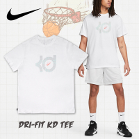 Nike 短袖 Dri-FIT KD Tee 白 橘 男款 吸濕 快乾 排汗 短T 休閒上衣 DQ1876-100