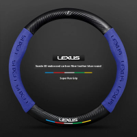 KuLeyp KuLeyp SDScar Steering Wheel Cover For Lexus Fsport CT 200h ES200 ES260 ES300 ES250 ES260 E