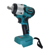 500N.m Cordless Brushless Impact Wrench 1/2inch Electric Power Tools for Makita 18V Battery(No Battery)
