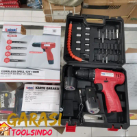 Bor cordless 12 volt KODENKI 2 baterei 12v  bor baterai bor 10mm batre