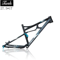 Tank Race Elite MTB Bicycle Soft Tail Frame 27.5 Mountain Bike 17" Frame dual suspension
