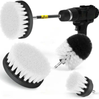 3pcs Power Scrubber Brush Set For Bathroom Drill Scrubber Brush For Cleaning Cordless Drill Attachment Kit Power Scrub Brush