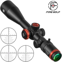 FIRE WOLF 6-24X50E FFP Hunting Tactical Optical Sight Sniper Rifle Scope Airsoft Accessories Spotting Scope for Rifle Hunting
