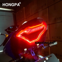【】機車改裝機車改裝 LED後尾燈 方向燈 剎車燈 尾燈總成 雅馬哈 R3 R25 Y15ZR  MT07