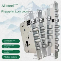 Upgraded All Steel Linkage Anti Seize Fingerprint Anti-theft Entrance Door Standard Universal Smart Lock Body