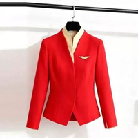 香港國泰航空制服空姐職業裝套裝空乘院校正裝酒店前臺禮儀制服
