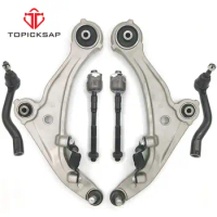 TOPICKSAP Front Lower Control Arm Ball Joint Tie Rod End Steering Suspension Kit for Nissan Altima 2007 2008 2009 2010 - 2013