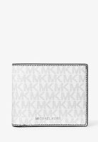 Michael Kors Cooper Logo Billfold Wallet With Passcase