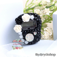HITAM MAWAR SUSUN Tasbih Digital Hias Cantik