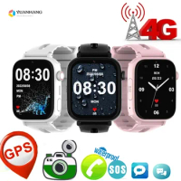 IP67 Waterproof Smart 4G GPS WIFI Tracker Locate Kid Student Men Remote Camera Monitor Smartwatch Video Call Android Phone Watch