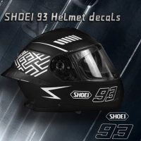 Motorcycle Helmet Sticker SHOEI NO.93 Marquez Decal Accessories Decorative Waterproof For Shoei Universal Logo stickers