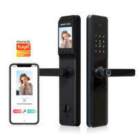 Eseye Electric lock wifi app smart door smart door lock with camera smart lock fingerprint door