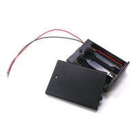 AA5號 3節電池盒 串聯帶開關  有帶蓋  電子模型DIY制作配件