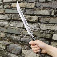 龍泉市不銹鋼鯊魚小劍迷你短刀劍戶外小短劍鎮宅寶劍漢劍未開刃