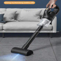 Wireless Car Vacuum Cleaner Portable Powerful Suction Dust Collect Vacuum Handheld Wet And Dry Vacuum Cleaners For Auto Home Use