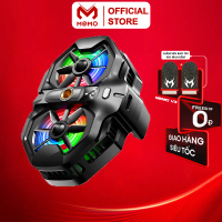 Sò lạnh tản nhiệt MEMO DL21 live stream 2 quạt tăng tốc làm lạnh hỗ trợ giá đỡ tripod chơi game liên