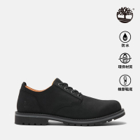 Timberland官方旗艦 男款黑色皮革防水休閒鞋|A699PW05