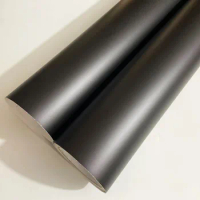 20/30/40/50cm*152cm Black Chrome Matte Metallic Black Car Vinyl Wrap Film With Air Channels Metallic Car Film wrap Sticker