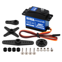 INJORA INJS035-360 35KG Waterproof 360 Β° Rotating Digital Servo Winch Spool for RC Crawler Car Boa