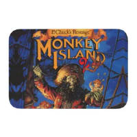 Personalized Monkey Island Secret Doormat Mat Anti-Slip Adventure Action Game Kitchen Bathroom Garden Rug Carpet 40*60cm