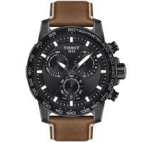 【TISSOT 天梭 官方授權】SUPERSPORT CHRONO 三眼計時手錶-45.5mm 畢業 禮物(T1256173605101)