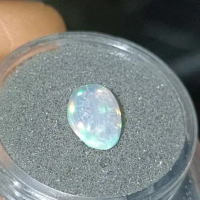 white Opal Ethiopian 1.30ct origin ethiopia A00025
