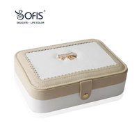 首飾盒首飾收納盒飾品盒手錶盒簡約歐式公主耳環耳釘戒指盒 ATF