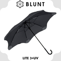 【BLUNT 紐西蘭 CLASSIC+UV 抗強風勾勾傘《時尚黑》】BLL-04/美人傘/自動傘/晴雨傘/雨傘