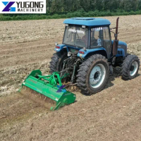Tractor Drive Straw Crusher Machine for Corn Sorghum Wheat Crops Pulverizing and Returning Machine 120-220cm Straw Grass Crusher